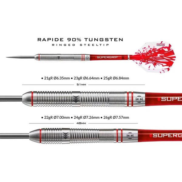 Rzutki do darta Rapide 25gR 3szt. Harrows