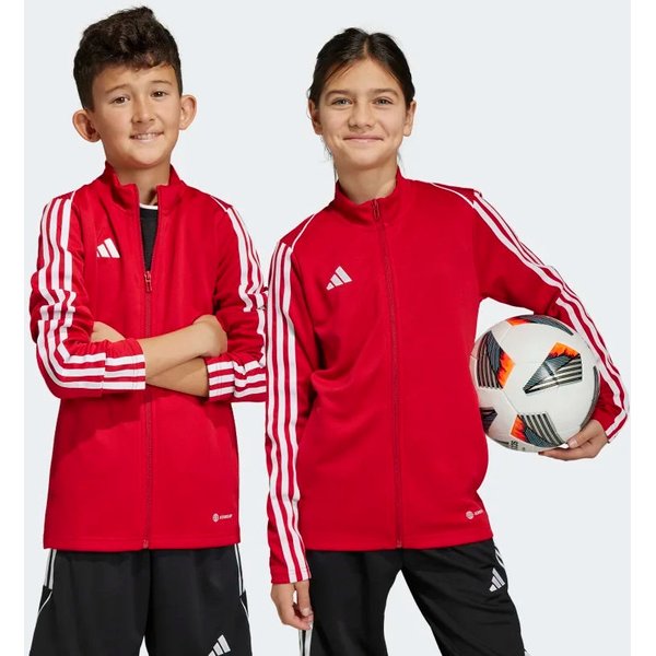 Bluza juniorska Tiro 23 League Training Adidas - czerwony