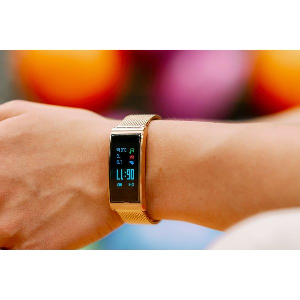 Smartwatch Women Tina Garett - czarny stalowy