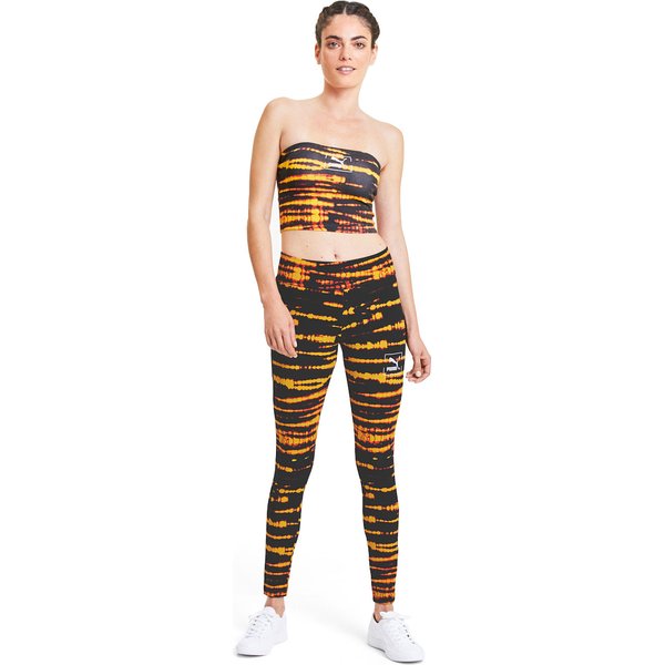 Legginsy damskie Tie Dye AOP Puma - black