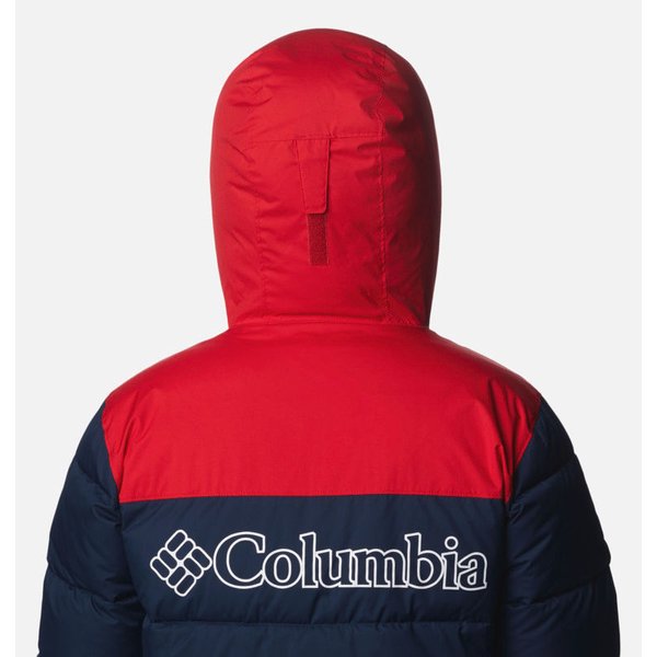 Kurtka narciarska męska Iceline Ridge Columbia - granatowa/czerwona