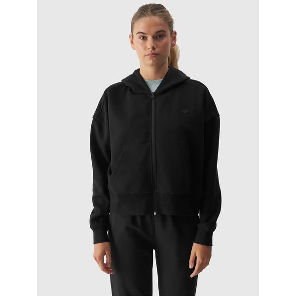 Bluza damska TSWSF1306 4F - głęboka czerń