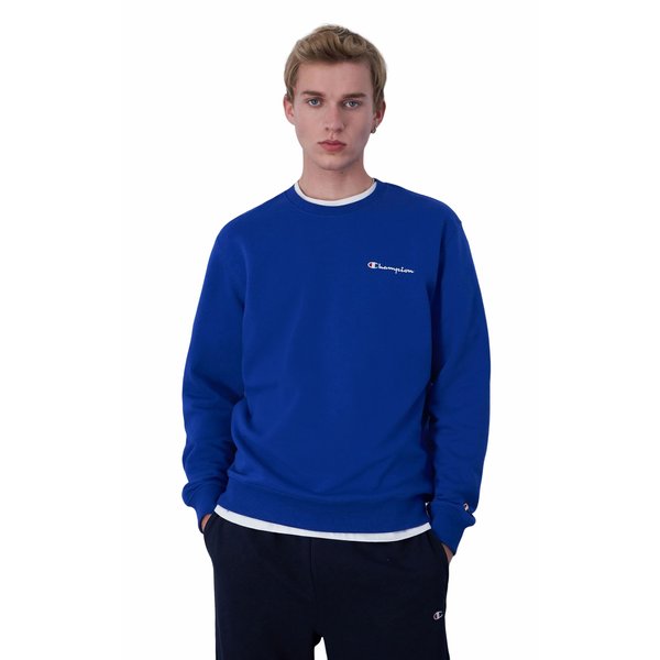 Bluza męska Embroidered Small Script Logo Champion - niebieska