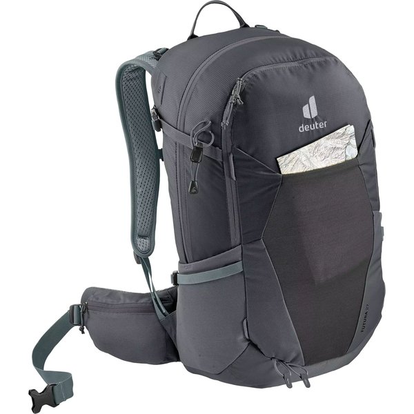 Plecak Futura 27L z kosmetyczką Wash Center Lite I Deuter - czarny