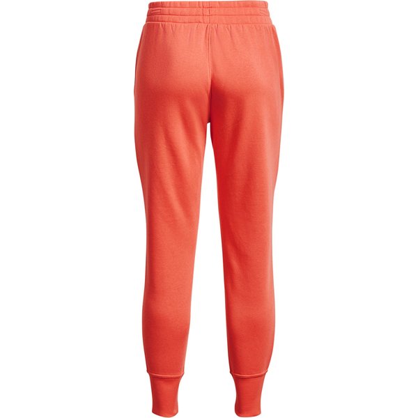 Spodnie dresowe damskie Rival Fleece Joggers Under Armour - After Burn / White