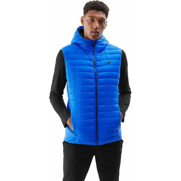 Kamizelka męska 4FAW23TVESM063 4F - kobalt