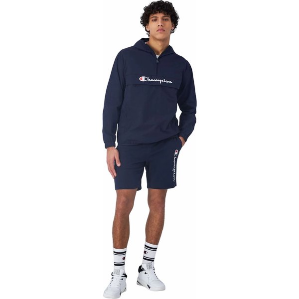 Spodenki męskie Script Logo Terry  Legacy Champion - granatowe