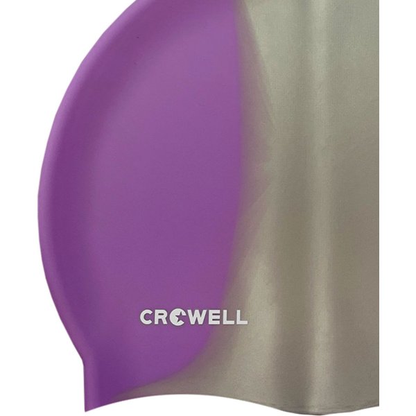 Czepek silikonowy Multi Flame Crowell - fioletowo-srebrny