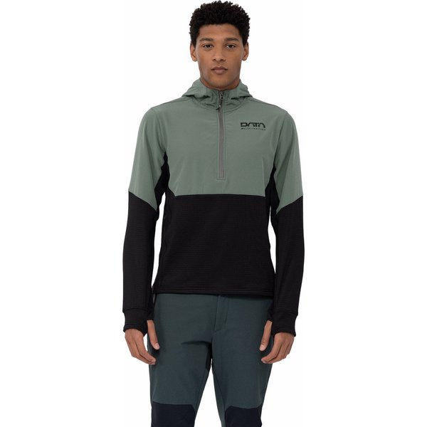 Bluza męska 4FAW23TFLEM117 4F - oliwkowy