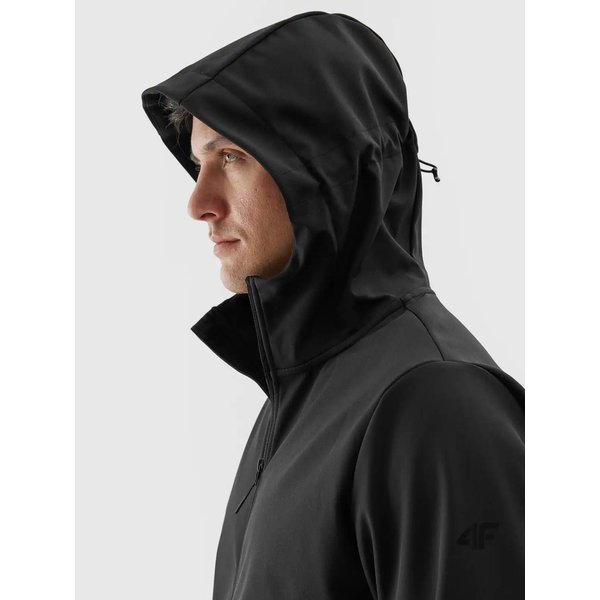 Softshell męski TSOFM283 4F - głęboka czerń