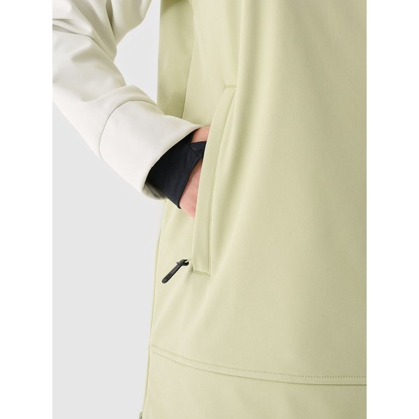 Bluza snowboardowa damska FOB TSOFF289 4F - oliwkowy
