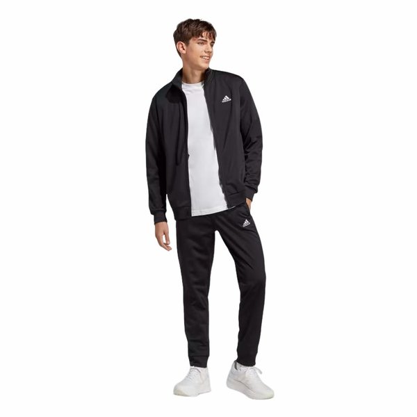 Dres męski Linear Logo Tricot Track Adidas - czarny