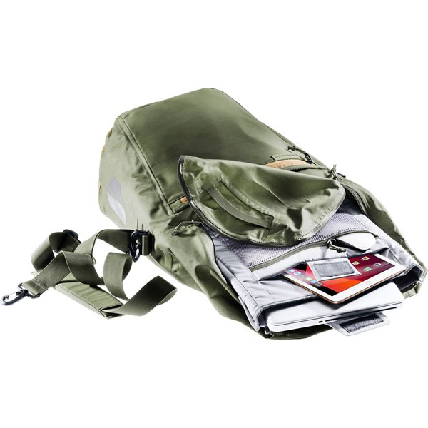 Torba rowerowa Mainhattan 17+10L Deuter - khaki-clay