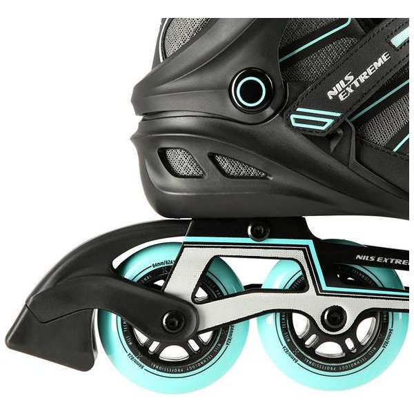 Rolki Extreme NA14217 Nils - czarno-miętowy