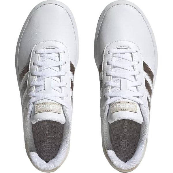 Buty Court Platform Wm's Adidas - Cloud White/Champagne Met