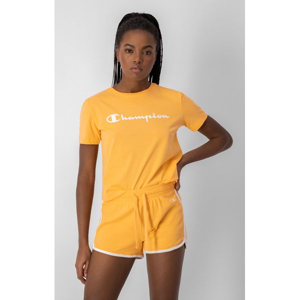 Koszulka damska Big Script Logo Legacy Champion - pomarańczowa