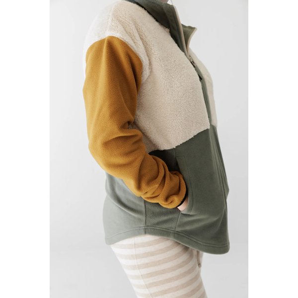 Bluza polarowa damska Timber Lane KAVU - pine tree block
