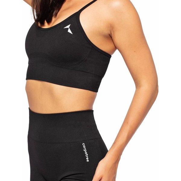 Biustonosz bezszwowy damski Vibe Seamless Carpatree - czarny