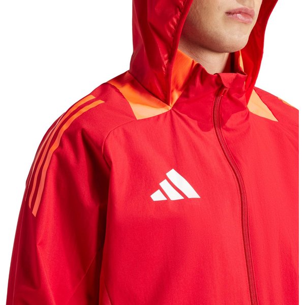 Kurtka męska Tiro 24 Competition All-Weather Adidas - czerwona