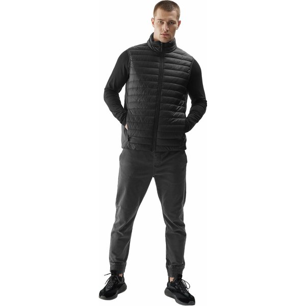 Kamizelka męska 4FAW23TVESM062 4F - głęboka czerń