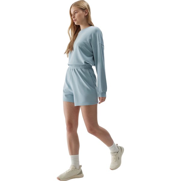 Spodenki damskie 4FWSS24TSHOF324 4F - jasny niebieski