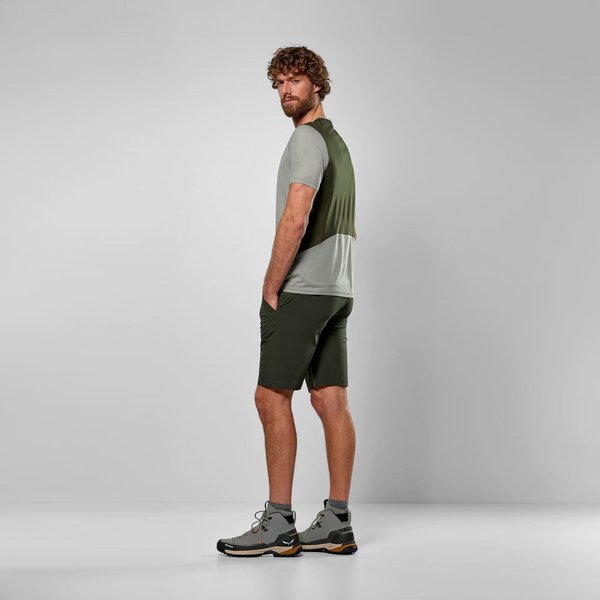 Koszulka męska Puez Hybrid Dry T-Shirt Salewa - shadow