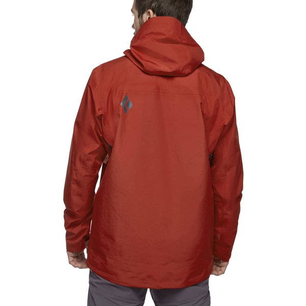 Kurtka trekkingowa męska Liquid Point GTX Shell Black Diamond - red rock