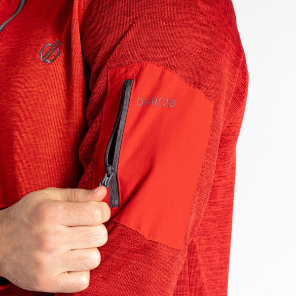 Polar męski Torrek Fleece Dare2B - DgrRed/SeviRed
