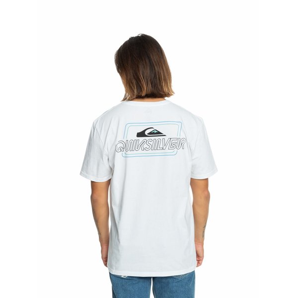 Koszulka męska Linebyline Tees Quiksilver - biała