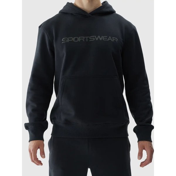 Bluza męska TSWSM1259 4F - głęboka czerń