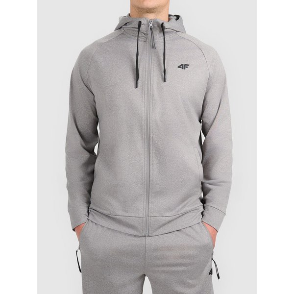 Bluza męska M0973 4F - szary melanż