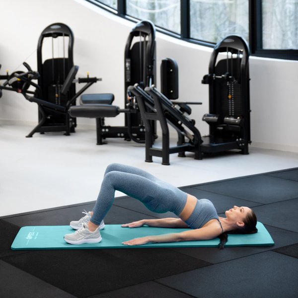 Mata do ćwiczeń, jogi NBR 1,5cm Gymtek - miętowa