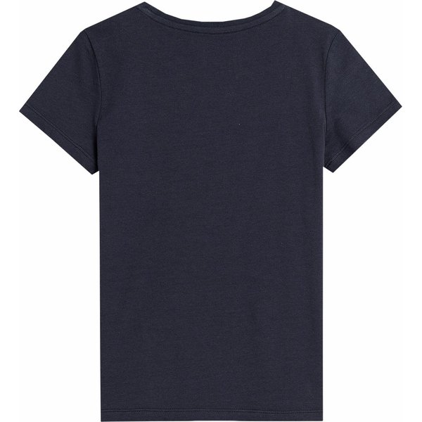 Koszulka dziewczęca 4FJSS23TTSHF387 4F - ciemny granat