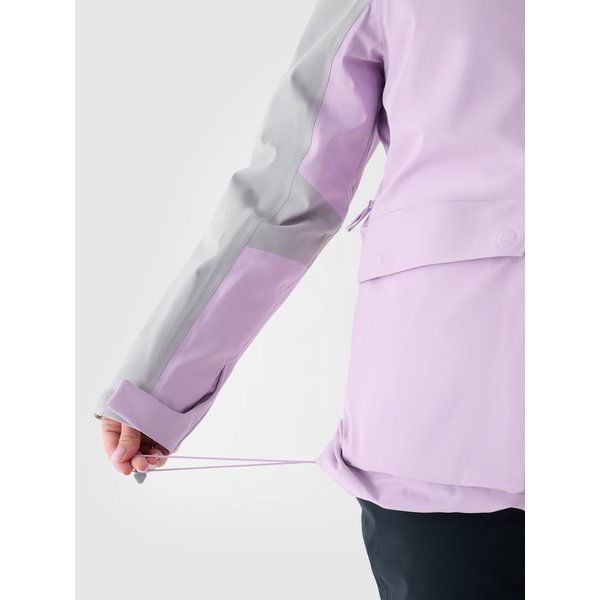 Kurtka narciarska damska TTJAF594 4F - jasny fiolet