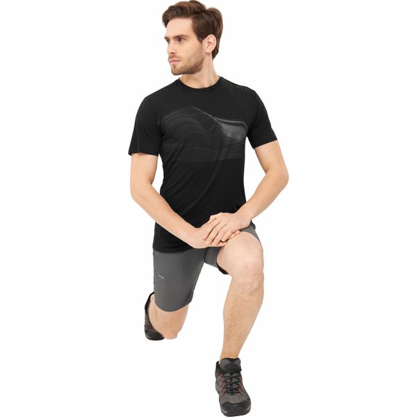 Koszulka męska Morain Viking - czarny