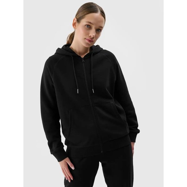 Bluza damska TSWSF1541 4F - głęboka czerń