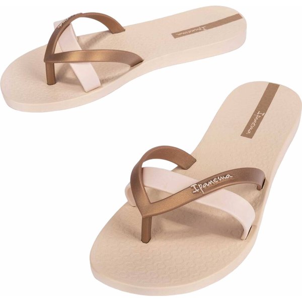Klapki Kirei Fem Ipanema - różowe/beżowe