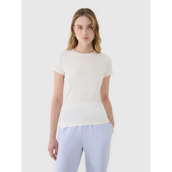 Koszulka damska TTSHF1995 4F - złamana biel