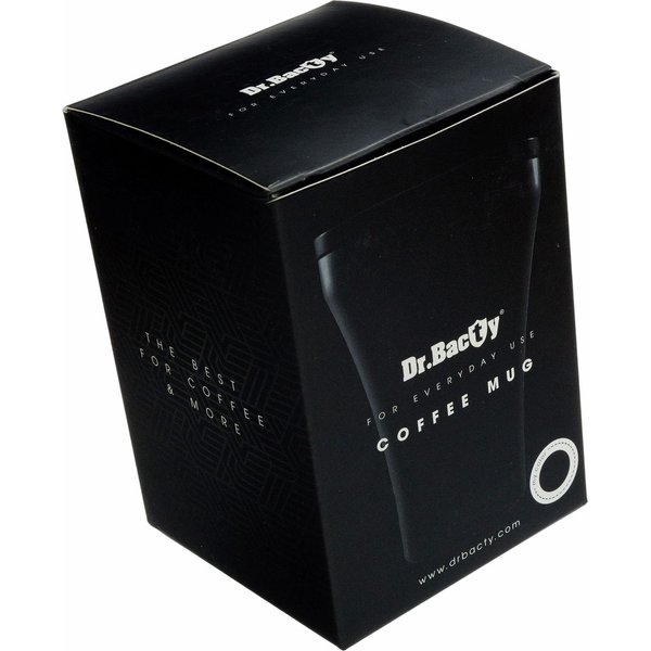 Kubek termiczny Apollo Ceramic Thermal 236ml Dr.Bacty - czarny mat