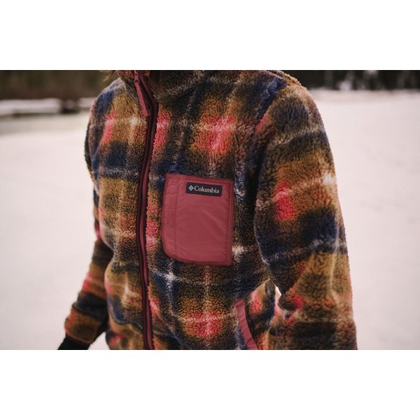 Polar damski West Bend Print Full Zip II Columbia - Camel Brown Omblur