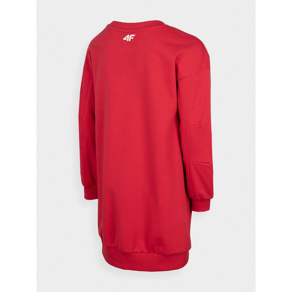 Sukienka dziewczęca HJZ22 JSUDD001 4F - czerwona