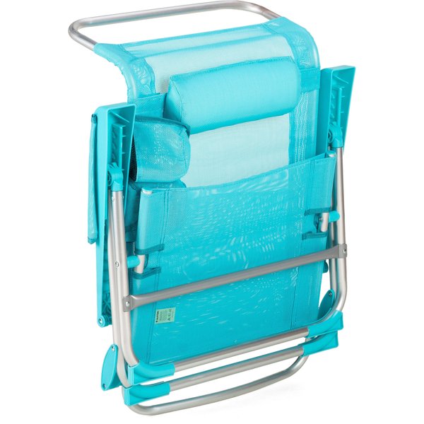 Krzesło plażowe z funkcją leżaka Sun Flex 2w1 Outtec - turkusowe