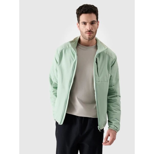 Kurtka puchowa męska TDJAM568 4F - mięta