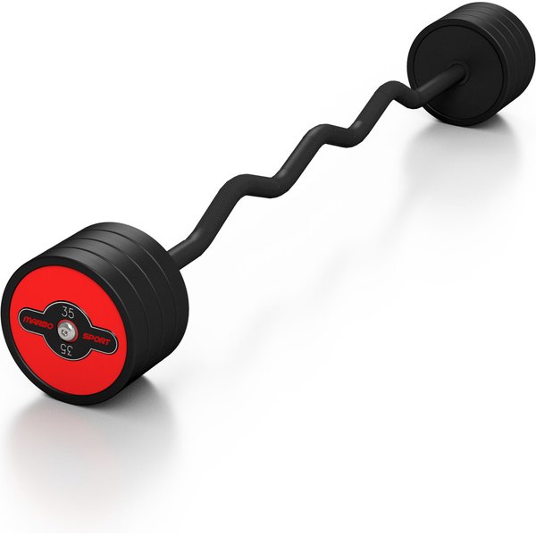 Sztanga łamana gumowana 35kg Marbo Sport