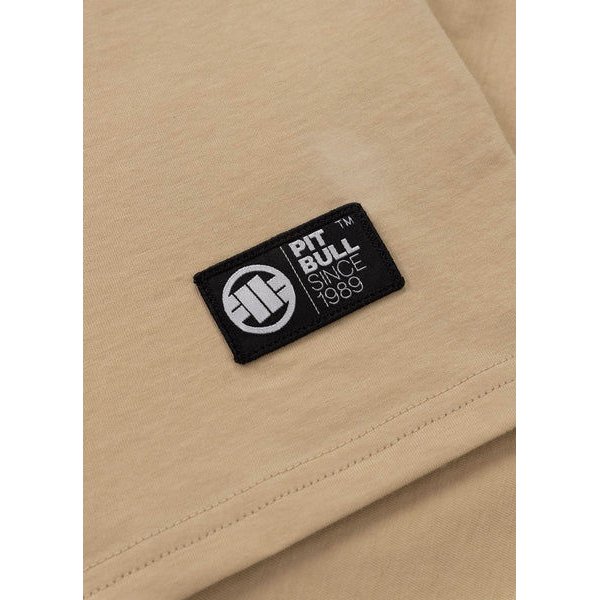 Koszulka męska Small Logo Pitbull West Coast - Sand