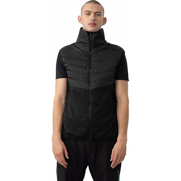 Kamizelka męska 4FAW23TVJAM041 4F - głęboka czerń