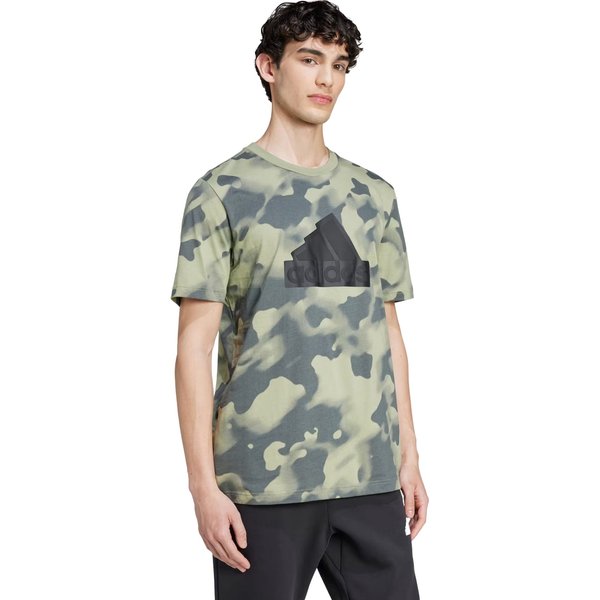 Koszulka męska Future Icons Badge of Sport Adidas - Green/Tent Green