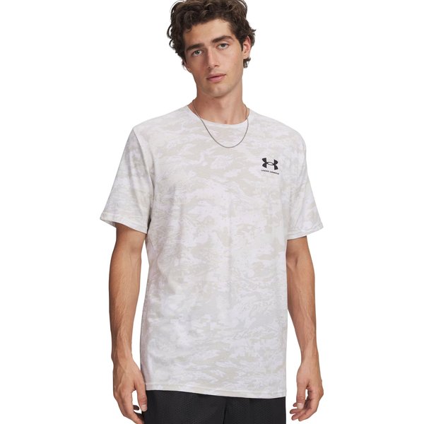 Koszulka męska Ua Abc Camo Ss Under Armour - biała
