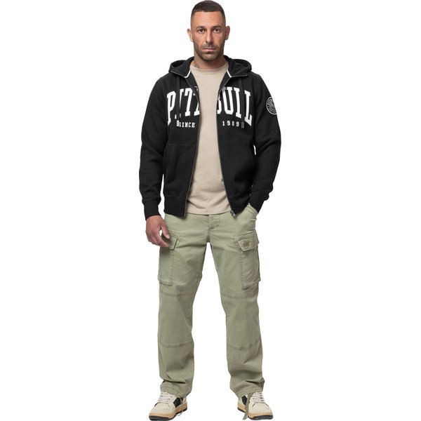 Bluza męska Hooded Zip Norton Pitbull West Coast - black