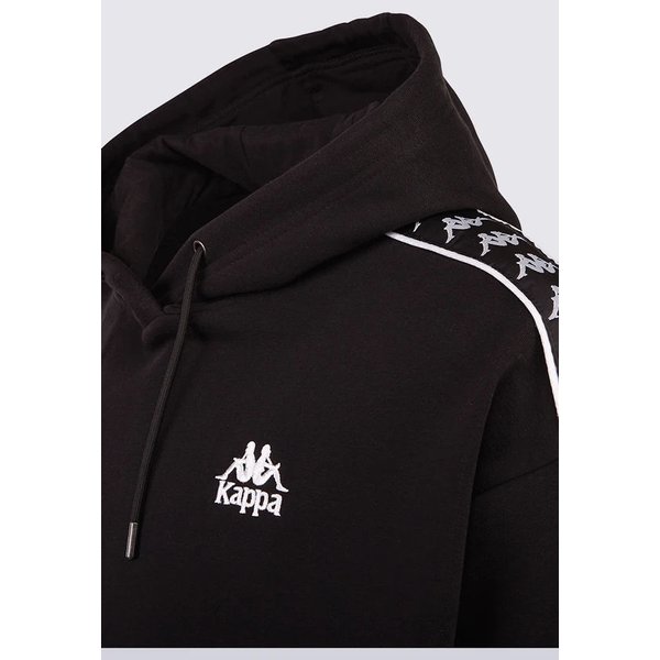 Bluza męska Short Logo Stripe Kappa - Caviar